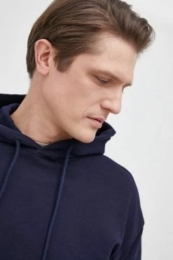 Ανδρικά Χωρίς φερμουάρ United Colors Of Benetton - Βαμβακερή μπλούζα σκούρο μπλε -United Colors of Benetton Εκπτώσεις unnamed file 1016