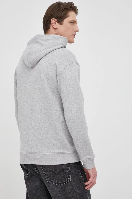 Ανδρικά Χωρίς φερμουάρ United Colors Of Benetton - Βαμβακερή μπλούζα γκρί 5 Ανδρικά Χωρίς φερμουάρ United Colors Of Benetton - Βαμβακερή μπλούζα γκρί - Image 3