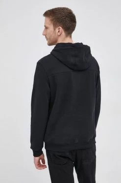 Ανδρικά Χωρίς φερμουάρ Βαμβακερή μπλούζα United Colors Of Benetton χρώμα: μαύρο -United Colors of Benetton Εκπτώσεις unnamed file 1034