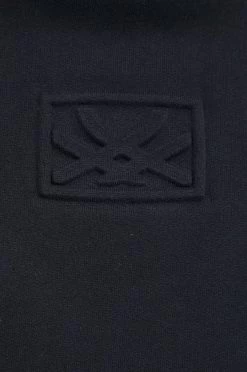 Ανδρικά Χωρίς φερμουάρ Βαμβακερή μπλούζα United Colors Of Benetton χρώμα: μαύρο -United Colors of Benetton Εκπτώσεις unnamed file 1036