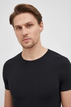 Ανδρικά Μπλουζάκια Μπλουζάκι United Colors Of Benetton χρώμα: μαύρο -United Colors of Benetton Εκπτώσεις unnamed file 105