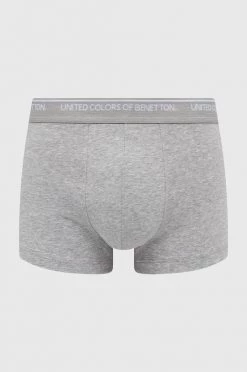 Ανδρικά Μπόξερ και σλιπ Μποξεράκια United Colors Of Benetton χρώμα: γκρι