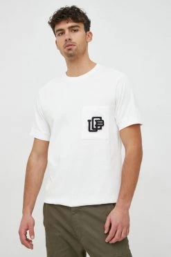 Ανδρικά Μπλουζάκια Βαμβακερό μπλουζάκι United Colors Of Benetton άσπρο