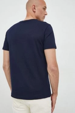 Ανδρικά Μπλουζάκια Βαμβακερό μπλουζάκι United Colors Of Benetton ναυτικό μπλε -United Colors of Benetton Εκπτώσεις unnamed file 1096