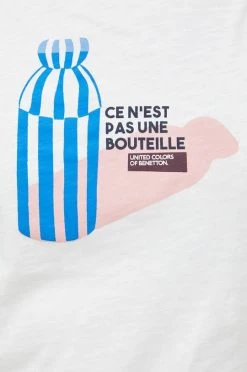 Ανδρικά Μπλουζάκια Βαμβακερό μπλουζάκι United Colors Of Benetton άσπρο -United Colors of Benetton Εκπτώσεις unnamed file 1112