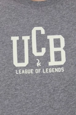 Ανδρικά Μπλουζάκια Βαμβακερό μπλουζάκι United Colors Of Benetton γκρι -United Colors of Benetton Εκπτώσεις unnamed file 1127