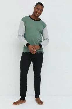 Ανδρικά Πιζάμα Βαμβακερές πιτζάμες United Colors Of Benetton πράσινο