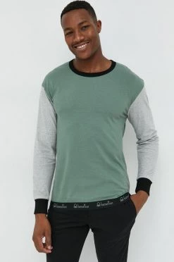 Ανδρικά Πιζάμα Βαμβακερές πιτζάμες United Colors Of Benetton πράσινο -United Colors of Benetton Εκπτώσεις unnamed file 1141