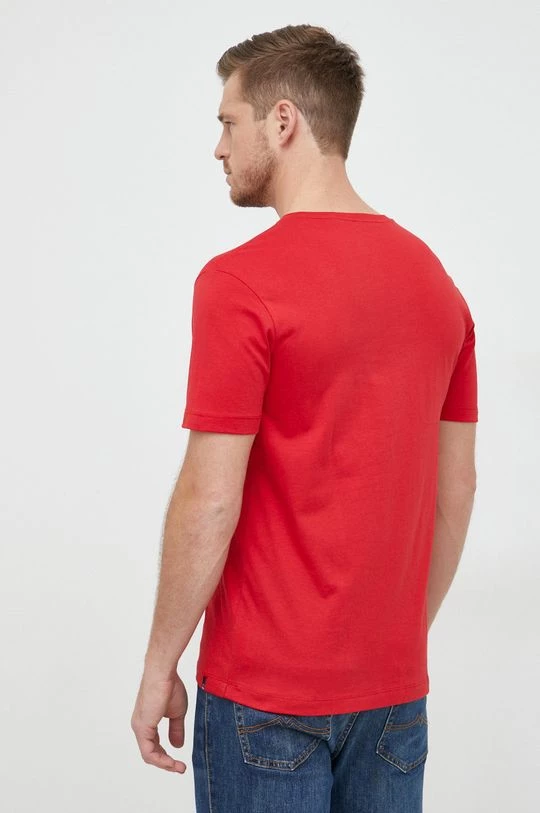 Ανδρικά Μπλουζάκια Βαμβακερό μπλουζάκι United Colors Of Benetton κόκκινο 5 Ανδρικά Μπλουζάκια Βαμβακερό μπλουζάκι United Colors Of Benetton κόκκινο - Image 3