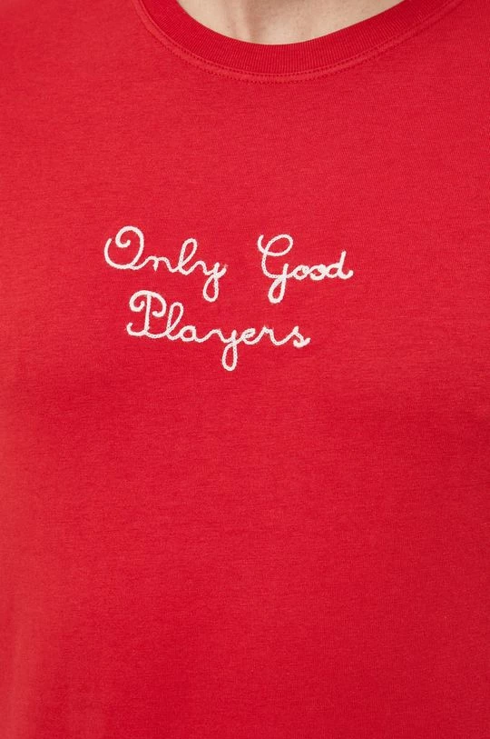 Ανδρικά Μπλουζάκια Βαμβακερό μπλουζάκι United Colors Of Benetton κόκκινο 7 Ανδρικά Μπλουζάκια Βαμβακερό μπλουζάκι United Colors Of Benetton κόκκινο - Image 5