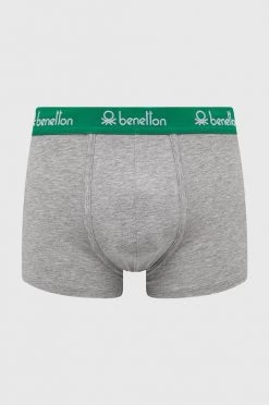 Ανδρικά Μπόξερ και σλιπ Μποξεράκια United Colors Of Benetton γκρι