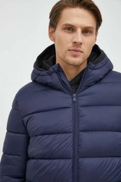Ανδρικά Κοντά μπουφάν Μπουφάν United Colors Of Benetton ναυτικό μπλε,