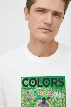 Ανδρικά Μπλουζάκια Βαμβακερό μπλουζάκι United Colors Of Benetton άσπρο -United Colors of Benetton Εκπτώσεις unnamed file 1173