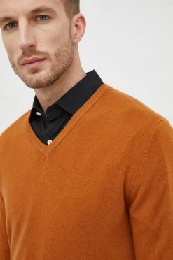Ανδρικά Χωρίς φερμουάρ Μάλλινο πουλόβερ United Colors Of Benetton χρώμα: πορτοκαλί, -United Colors of Benetton Εκπτώσεις unnamed file 1182
