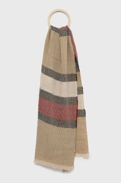 Ανδρικά Κασκόλ Μαντήλι από μείγμα μαλλιού United Colors Of Benetton μπεζ