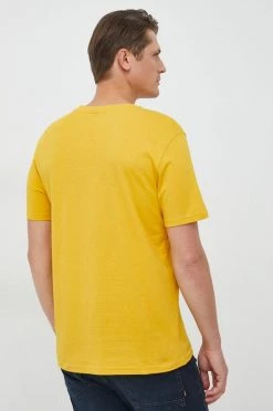 Ανδρικά Μπλουζάκια Βαμβακερό μπλουζάκι United Colors Of Benetton κίτρινο -United Colors of Benetton Εκπτώσεις unnamed file 1205