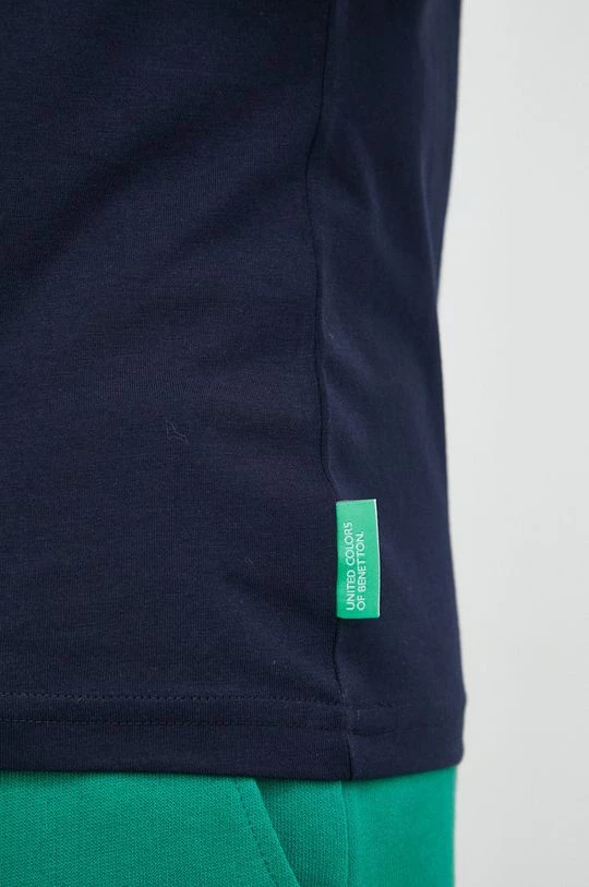 Ανδρικά Μπλουζάκια Βαμβακερό μπλουζάκι United Colors Of Benetton ναυτικό μπλε 7 Ανδρικά Μπλουζάκια Βαμβακερό μπλουζάκι United Colors Of Benetton ναυτικό μπλε - Image 5