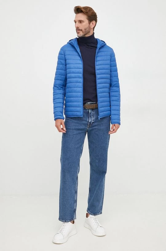 Ανδρικά Χωρίς φερμουάρ Μάλλινο πουλόβερ United Colors Of Benetton χρώμα: ναυτικό μπλε, 4 Ανδρικά Χωρίς φερμουάρ Μάλλινο πουλόβερ United Colors Of Benetton χρώμα: ναυτικό μπλε, - Image 2