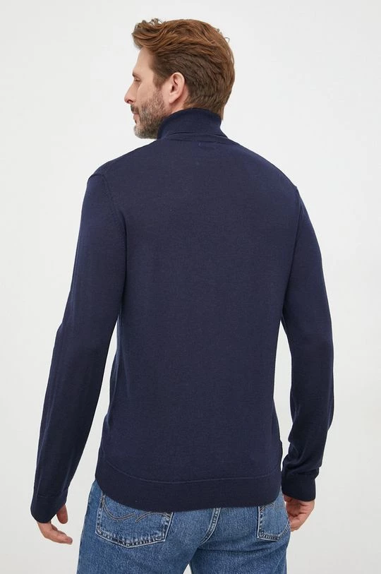 Ανδρικά Χωρίς φερμουάρ Μάλλινο πουλόβερ United Colors Of Benetton χρώμα: ναυτικό μπλε, 5 Ανδρικά Χωρίς φερμουάρ Μάλλινο πουλόβερ United Colors Of Benetton χρώμα: ναυτικό μπλε, - Image 3