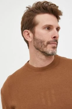 Ανδρικά Χωρίς φερμουάρ Μάλλινο πουλόβερ United Colors Of Benetton χρώμα: καφέ, -United Colors of Benetton Εκπτώσεις unnamed file 1290