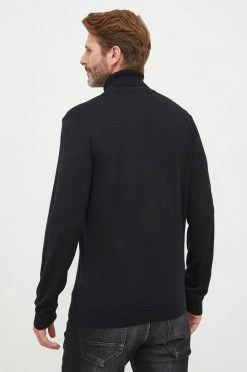Ανδρικά Χωρίς φερμουάρ Μάλλινο πουλόβερ United Colors Of Benetton χρώμα: μαύρο, -United Colors of Benetton Εκπτώσεις unnamed file 1294