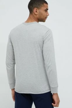 Ανδρικά Πιζάμα Βαμβακερή μπλούζα πιτζάμας με μακριά μανίκια United Colors Of Benetton γκρι -United Colors of Benetton Εκπτώσεις unnamed file 1299