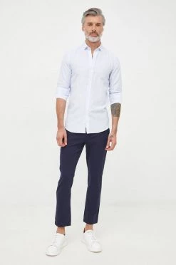 Ανδρικά Υφασμάτινα Παντελόνι United Colors Of Benetton ναυτικό μπλε