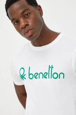 Ανδρικά Μπλουζάκια Βαμβακερό μπλουζάκι United Colors Of Benetton άσπρο -United Colors of Benetton Εκπτώσεις unnamed file 1347