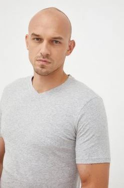 Ανδρικά Μπλουζάκια Βαμβακερό μπλουζάκι United Colors Of Benetton γκρι