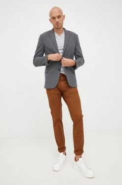 Ανδρικά Μπλουζάκια Βαμβακερό μπλουζάκι United Colors Of Benetton γκρι -United Colors of Benetton Εκπτώσεις unnamed file 1395