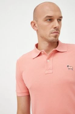 Ανδρικά Πόλο μπλουζάκια Βαμβακερό μπλουζάκι πόλο United Colors Of Benetton ροζ -United Colors of Benetton Εκπτώσεις unnamed file 1418