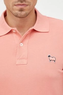 Ανδρικά Πόλο μπλουζάκια Βαμβακερό μπλουζάκι πόλο United Colors Of Benetton ροζ -United Colors of Benetton Εκπτώσεις unnamed file 1419