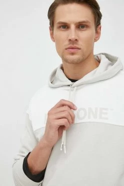 Ανδρικά Χωρίς φερμουάρ Βαμβακερή μπλούζα United Colors Of Benetton X Pantone γκρι, με κουκούλα -United Colors of Benetton Εκπτώσεις unnamed file 143