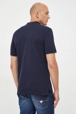 Ανδρικά Πόλο μπλουζάκια Βαμβακερό μπλουζάκι πόλο United Colors Of Benetton ναυτικό μπλε -United Colors of Benetton Εκπτώσεις unnamed file 1443