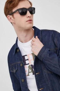 Ανδρικά Κοντά μπουφάν Τζιν μπουφάν United Colors Of Benetton χρώμα: ναυτικό μπλε, -United Colors of Benetton Εκπτώσεις unnamed file 1485