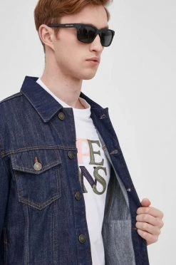 Ανδρικά Κοντά μπουφάν Τζιν μπουφάν United Colors Of Benetton χρώμα: ναυτικό μπλε, -United Colors of Benetton Εκπτώσεις unnamed file 1487