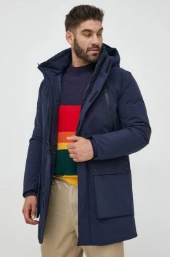 Ανδρικά Μακριά μπουφάν Μπουφάν United Colors Of Benetton ναυτικό μπλε