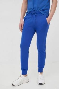 Ανδρικά Παντελόνια φόρμας Βαμβακερό παντελόνι United Colors Of Benetton χρώμα: ναυτικό μπλε