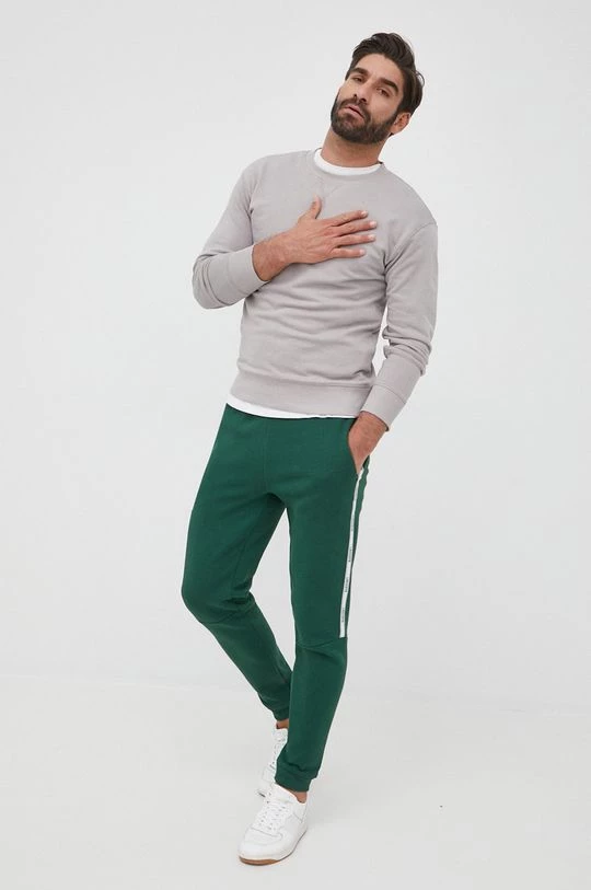 Ανδρικά Χωρίς φερμουάρ Μπλούζα United Colors Of Benetton χρώμα: γκρι, 3 Ανδρικά Χωρίς φερμουάρ Μπλούζα United Colors Of Benetton χρώμα: γκρι,