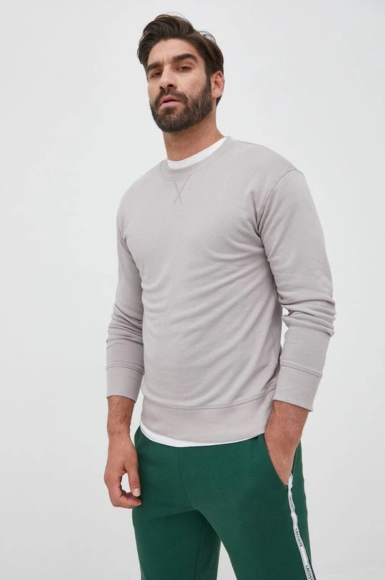 Ανδρικά Χωρίς φερμουάρ Μπλούζα United Colors Of Benetton χρώμα: γκρι, 4 Ανδρικά Χωρίς φερμουάρ Μπλούζα United Colors Of Benetton χρώμα: γκρι, - Image 2