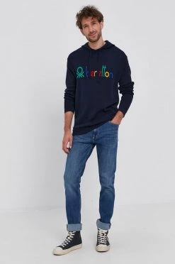 Ανδρικά Χωρίς φερμουάρ United Colors Of Benetton - Πουλόβερ σκούρο μπλε