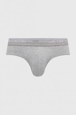 Ανδρικά Μπόξερ και σλιπ Σλιπ United Colors Of Benetton χρώμα: γκρι