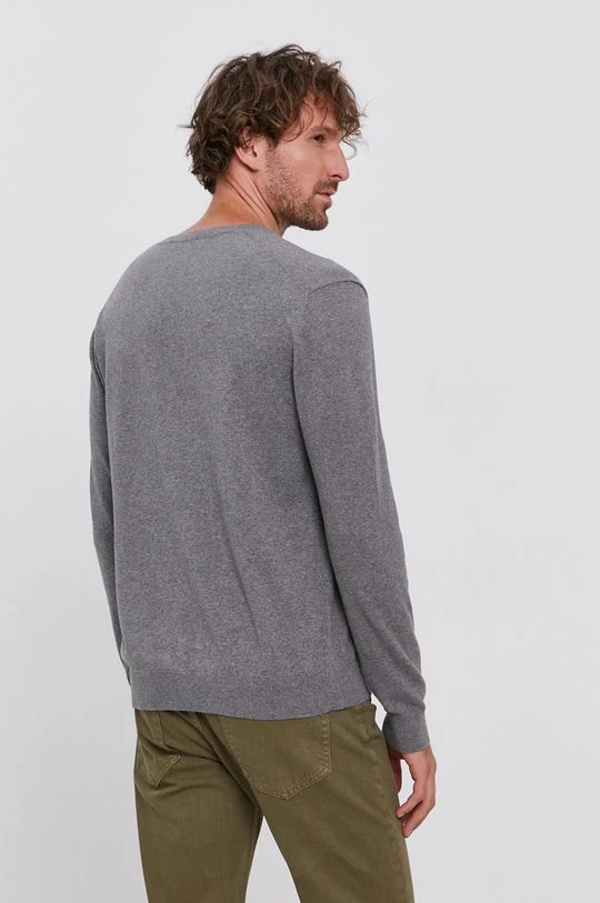 Ανδρικά Χωρίς φερμουάρ Πουλόβερ United Colors Of Benetton χρώμα: γκρι 5 Ανδρικά Χωρίς φερμουάρ Πουλόβερ United Colors Of Benetton χρώμα: γκρι - Image 3