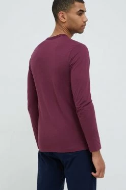 Ανδρικά Πιζάμα Βαμβακερή μπλούζα πιτζάμας με μακριά μανίκια United Colors Of Benetton μοβ -United Colors of Benetton Εκπτώσεις unnamed file 1621