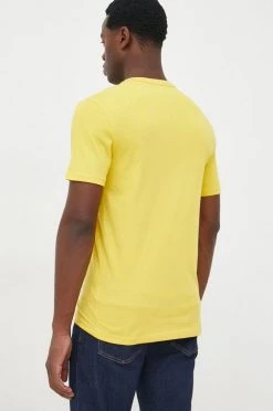 Ανδρικά Μπλουζάκια Βαμβακερό μπλουζάκι United Colors Of Benetton κίτρινο -United Colors of Benetton Εκπτώσεις unnamed file 1626