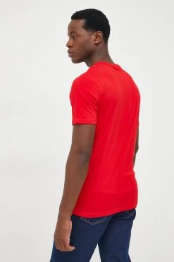 Ανδρικά Μπλουζάκια Βαμβακερό μπλουζάκι United Colors Of Benetton κόκκινο -United Colors of Benetton Εκπτώσεις unnamed file 1656