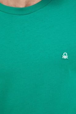 Ανδρικά Μπλουζάκια Βαμβακερό μπλουζάκι United Colors Of Benetton πράσινο -United Colors of Benetton Εκπτώσεις unnamed file 1676