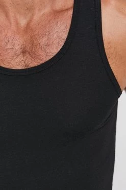 Ανδρικά Αμάνικα Μπλουζάκι United Colors Of Benetton χρώμα: μαύρο -United Colors of Benetton Εκπτώσεις unnamed file 1840