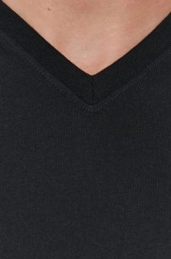 Ανδρικά Μπλουζάκια Βαμβακερό μπλουζάκι United Colors Of Benetton μαύρο -United Colors of Benetton Εκπτώσεις unnamed file 1845