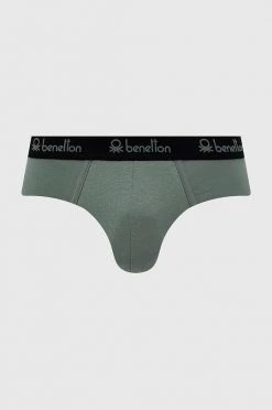 Ανδρικά Μπόξερ και σλιπ Σλιπ United Colors Of Benetton πράσινο